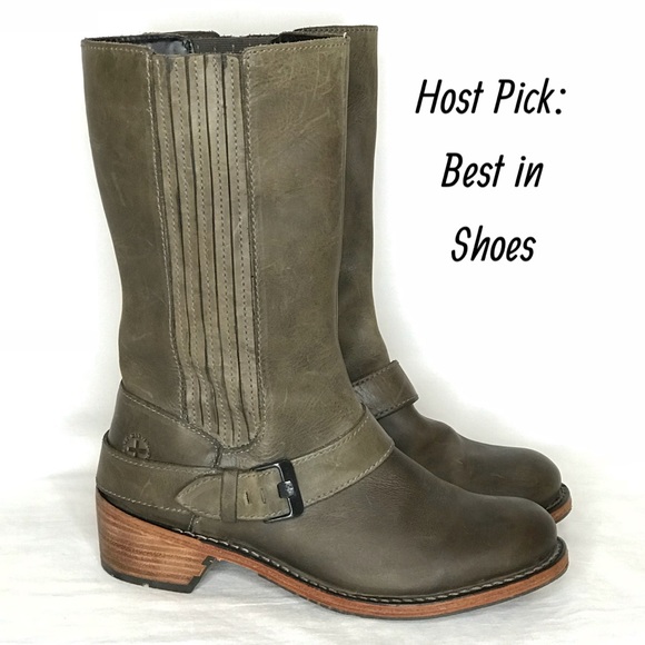 Dr. Martens Shoes - Dr. Martens Jolie High Chelsea Boots Taupe  US 9